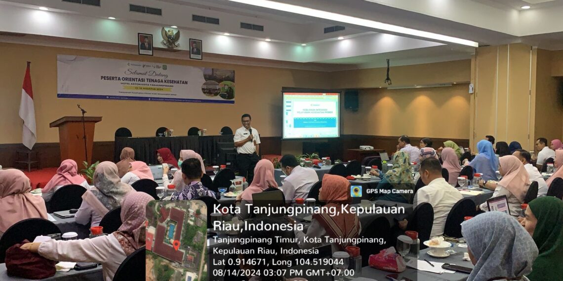 Dinkes Tanjungpinang Gelar Orientasi Bagi 64 Tenaga Kesehatan untuk Implementasi Integrasi Layanan Kesehatan Primer