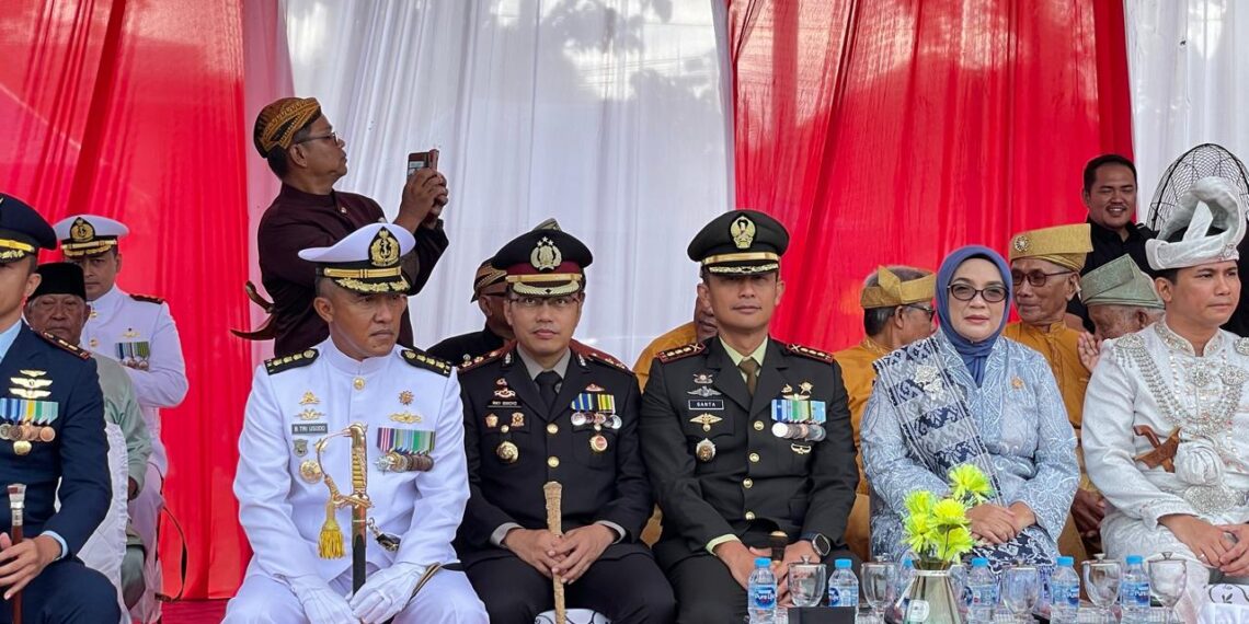 Kabupaten Bintan Gelar Upacara Peringatan HUT RI ke-79 di Lapangan Hang Tuah Lanal Bintan