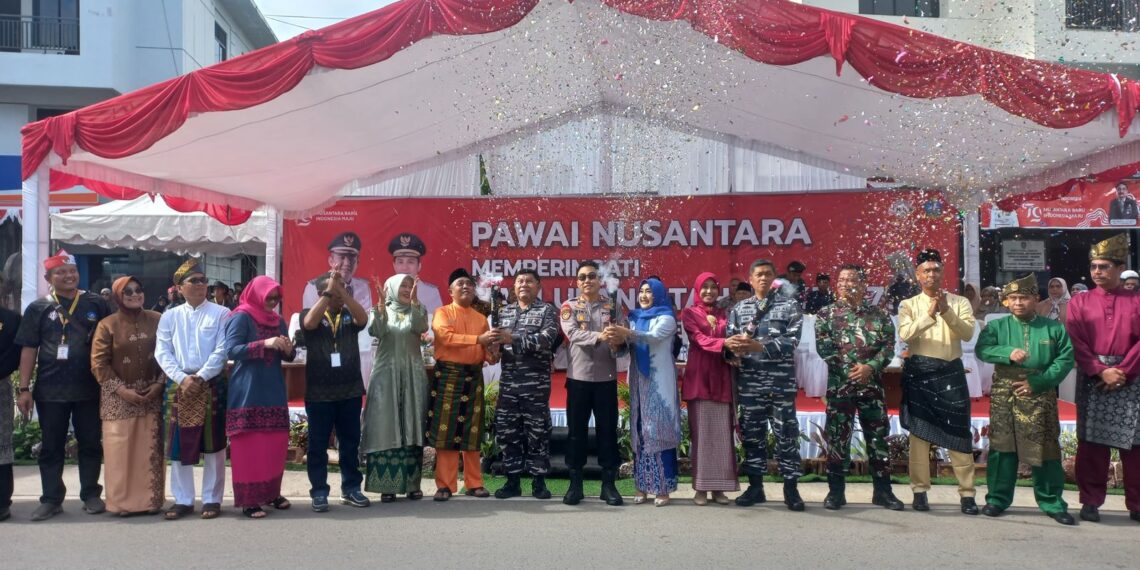 Pawai Nusantara Meriahkan HUT Kemerdekaan RI Ke-79 di Bintan, Ribuan Warga Berpartisipasi