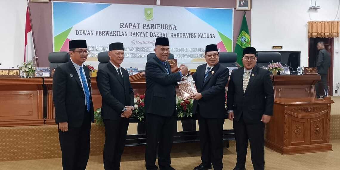 DPRD Natuna Syahkan Ranperda APBD Perubahan Natuna 2024, Naik Lebih Kurang 140 Milyar