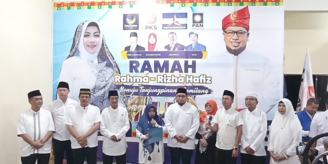 Rahma-Rizha Hafiz Gelar Doa Bersama di Tanjungpinang, Dihadiri Partai Koalisi dan Anak-Anak Panti Asuhan