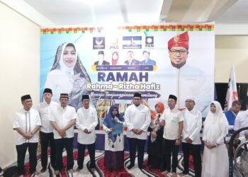 Rahma-Rizha Hafiz Gelar Doa Bersama di Tanjungpinang, Dihadiri Partai Koalisi dan Anak-Anak Panti Asuhan