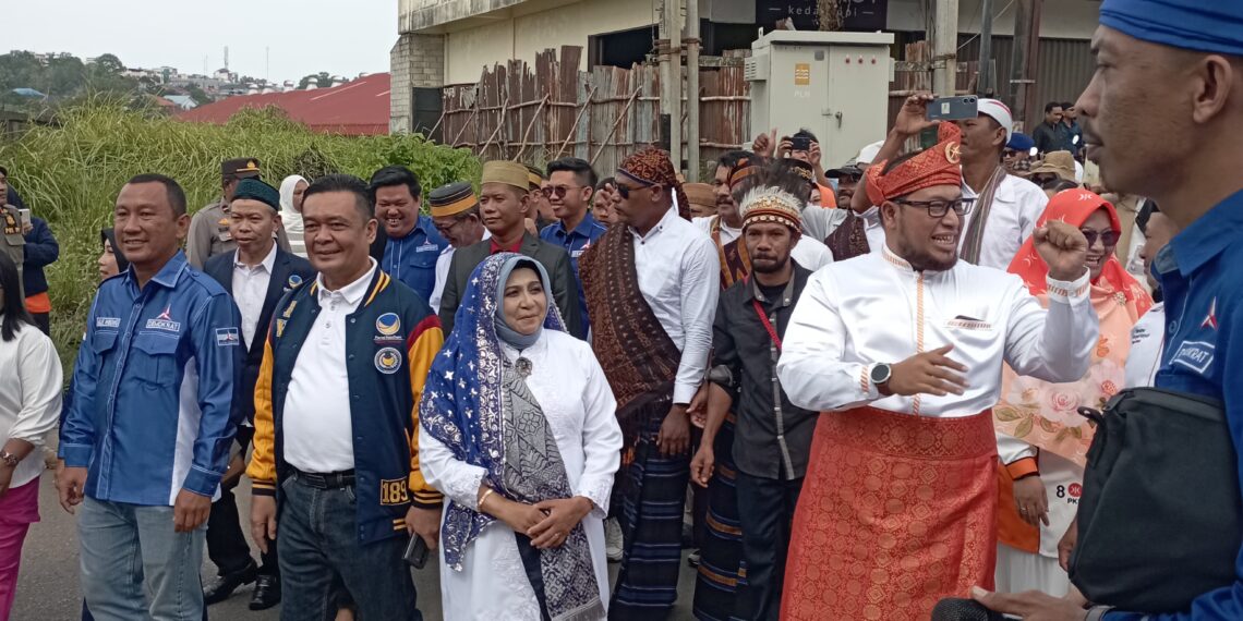 Pasangan Hj. Rahma-Hafiz Riza Resmi Mendaftarkan Diri Sebagai Calon Walikota dan Wakil Walikota Tanjungpinang di KPUD