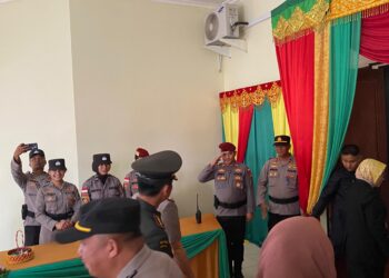 Polres Bintan Laksanakan Pengamanan Ketat Saat Pelantikan Anggota DPRD Periode 2024-2029