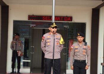 Kapolres Bintan Pimpin Apel Pagi, Tekankan Disiplin dan Larangan Keras Terhadap Narkoba, TPPO, dan Judi