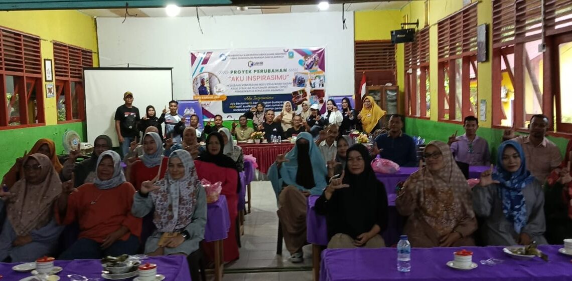 Disdikpora Luncurkan Kegiatan Proyek Perubahan Aku Inspirasimu Kepada Wali Murid