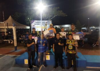 Tim Bola Voli Polres Bintan Raih Juara 1 di Turnamen Danlanal Bintan Cup 2024