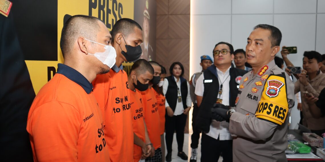 Sat Resnarkoba Polresta Tanjungpinang Tangkap 5 Pengedar Narkotika, Sita Lebih dari 500 Gram Sabu