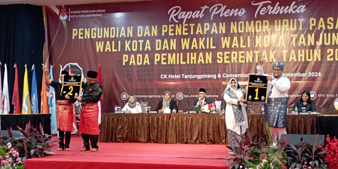 Paslon Rahma-Rizha Hafiz Raih Nomor Urut 1: “Satu Periode Lagi untuk Wujudkan Tanjungpinang Lebih Maju