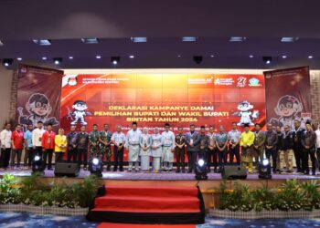 Kapolres Bintan Hadiri Deklarasi Kampanye Damai Pemilihan Bupati dan Wakil Bupati 2024