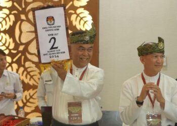 Dapat Nomor Urut 2, Pasangan Wan Siswandi dan Rodhial Huda Ajak Pemilu Damai di Natuna