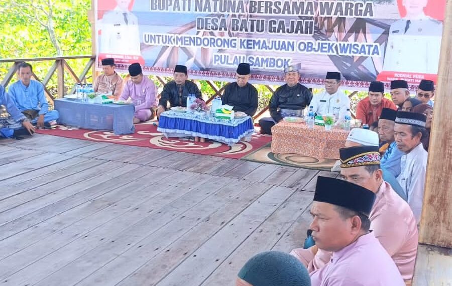 Kunjungi Sebala, Bupati Natuna Wan Siswandi Dorong Percepatan Pembangunan serta Kelestarian Kearifan Lokal