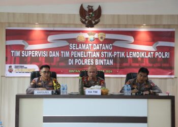 Tingkatkan Pelayanan, Polres Bintan Terima Kunjungan Penelitian dari STIK Lemdiklat Polri