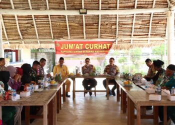 Polres Bintan Gelar Jumat Curhat di Teluk Bakau, Tampung Aspirasi Masyarakat dan Bahas Pilkada 2024