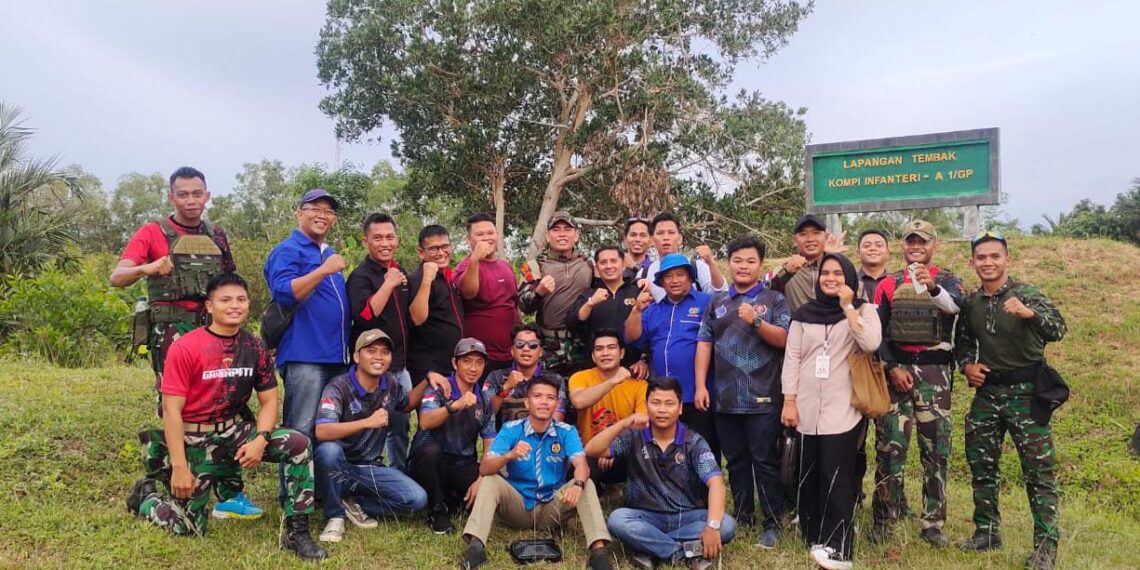 Ciptakan Rasa Kekeluargaan, Batalyon Komposit Gardapati 1/Natuna Gelar Silaturahmi Bersama PWI Natuna
