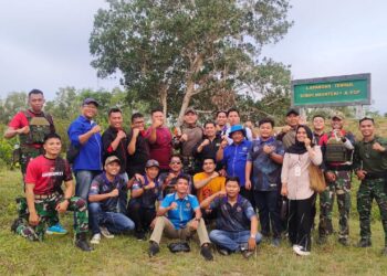 Ciptakan Rasa Kekeluargaan, Batalyon Komposit Gardapati 1/Natuna Gelar Silaturahmi Bersama PWI Natuna