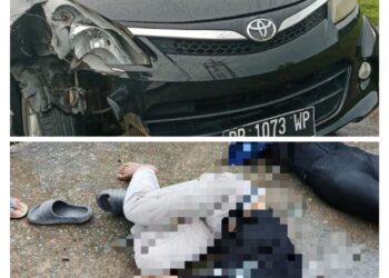 Kecelakaan di Jalan Adisucipto, Sepasang Suami Istri Alami Luka Serius, Sopir Avanza Kabur