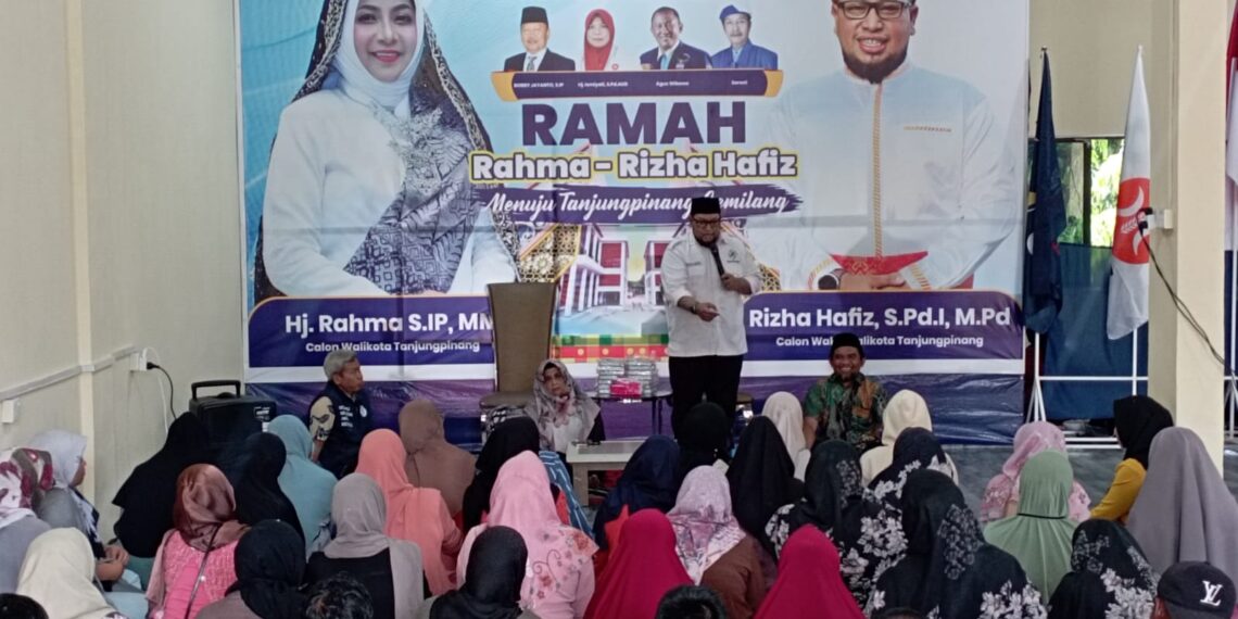 Pasangan Calon Walikota dan Wakil Walikota Tanjungpinang, Rahma-Rizha, Resmi Dideklarasikan oleh Tim SAHARA