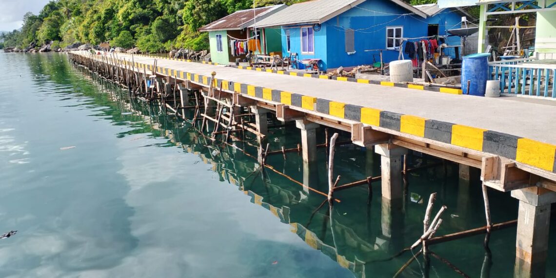 Proyek Pelantar Beton Desa Keramut Rampung Dikerjakan