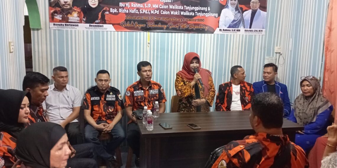 Pemuda Pancasila Tanjungpinang Gelar Deklarasi Dukungan untuk Rahma-Rizha sebagai Pasangan Calon Walikota dan Wakil Walikota