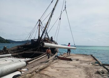 Konsultan dan KPA DishubLH Anambas Bantah Pekerjaan Pelabuhan Air Sungkit Belum di laksanakan, Ini Penjelasnya!