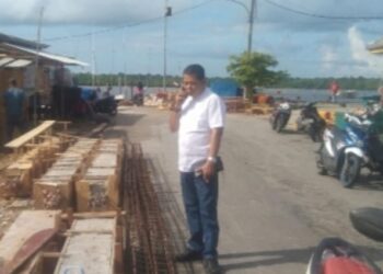 Dardani Anggota DPRD Natuna Lakukan Peninjauan ke Pelabuhan Nelayan Pering Natuna