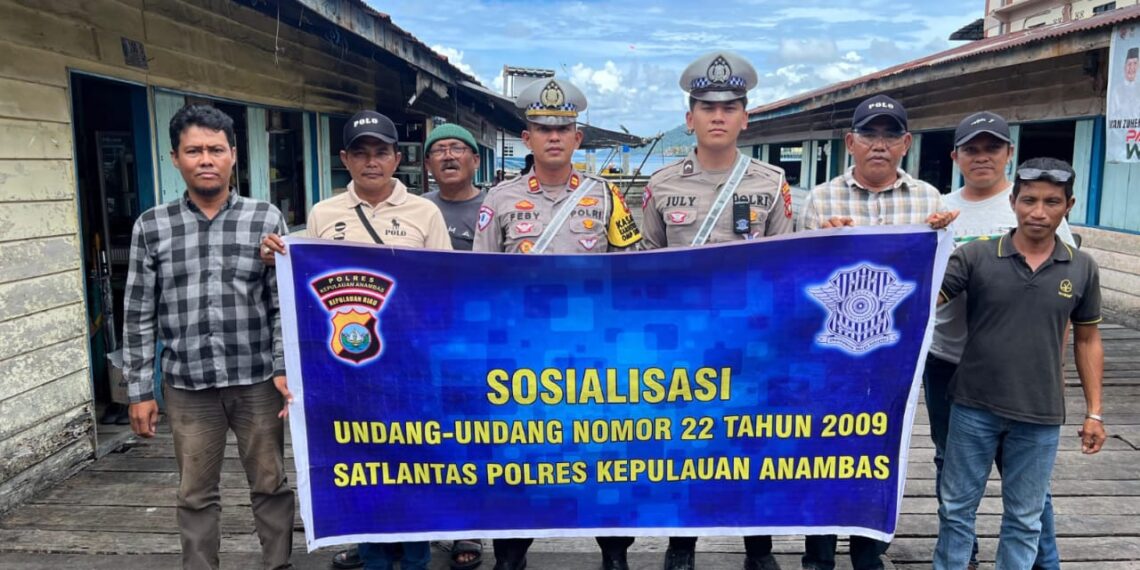 Kasatlantas Polres Anambas Sosialisasikan Tertib Lalu Lintas bersama POTA