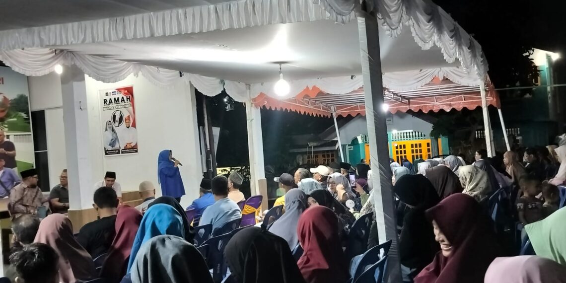 Kampanye Rahma dan Rizha Hafis di Hang Tuah Permai, Tanjungpinang Timur, Disambut Meriah