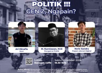 Barisan Milenial Ajak Generasi Muda Tanjung Pinang Bahas Politik Santai di Ranoom Caffe