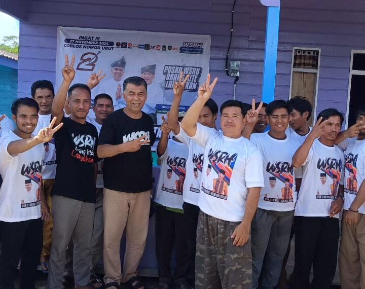 WS-RH Kampanye di Tanjung Sebauk, Janji Lanjutkan Pembangunan dan Gratiskan Seragam Sekolah