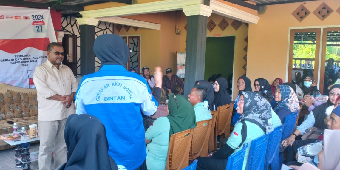 Warga Bintan Timur Curhat Sulitnya Lapangan Kerja, Calon Wagub Aunur Rafiq Janji Prioritaskan Warga Lokal