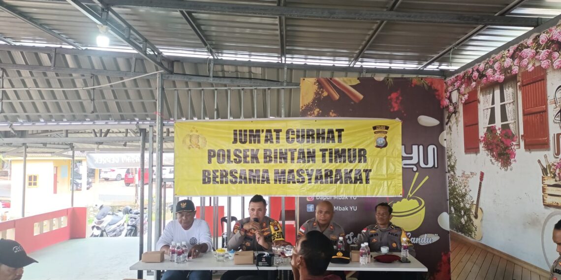 Polres Bintan dan Polsek Jajaran Aktif Laksanakan Program “Jumat Curhat” untuk Jaga Kamtibmas