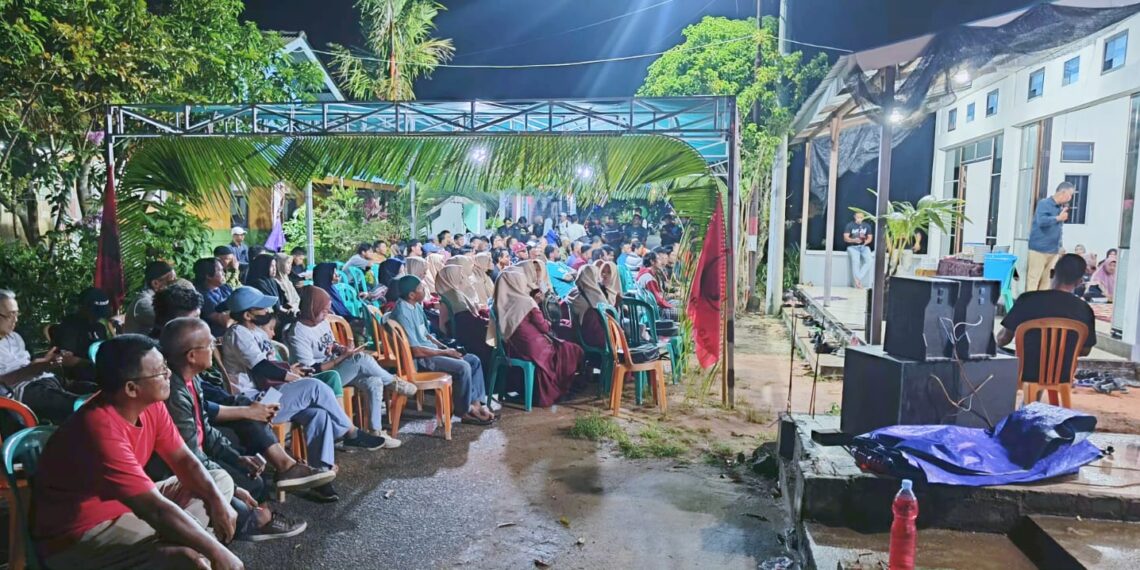 Bikin Merinding,! Shalawat Nabi Menggema Saat Kampanye WSRH di Air Lebai Ranai Kota