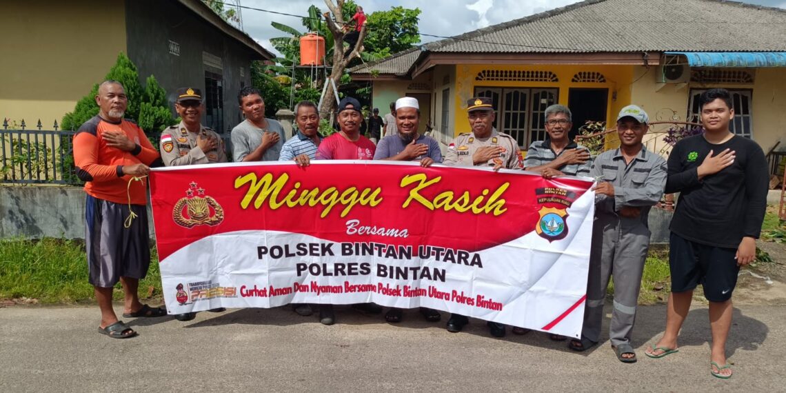 Polsek Jajaran Polres Bintan Wujudkan Rasa Aman Melalui Program Minggu Kasih dan Pengamanan Tempat Ibadah
