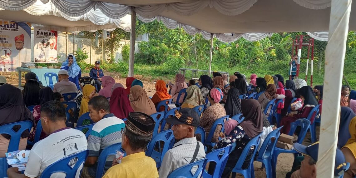 Antusiasme Tinggi! Ratusan Warga Tanjungpinang Hadiri Kampanye Rahma-Rizha, Paslon Nomor Urut 1