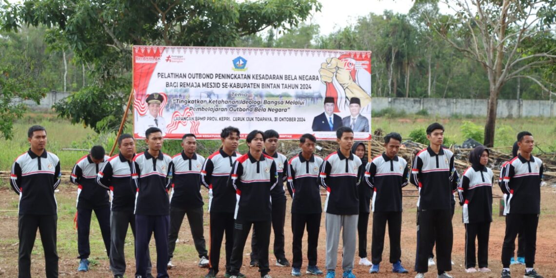 Kapolres Bintan Hadiri Upacara Pembukaan Pelatihan Outbound Bela Negara untuk Remaja Masjid se-Kabupaten Bintan