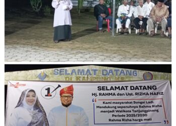 Ratusan Masyarakat Seiladi Berikan Dukungan Penuh untuk Rahma-Rizha di Tanjungpinang