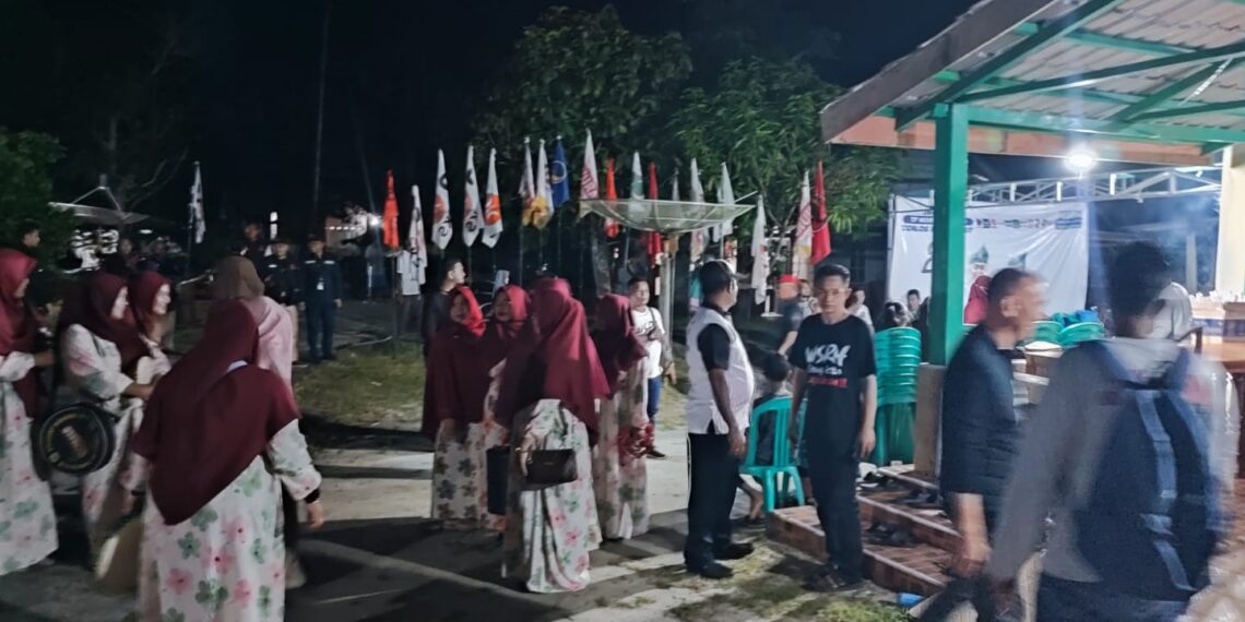 Pukulan Kompang Menggema di Siman Ranai Kota Sambut Kedatangan Paslon WS-RH