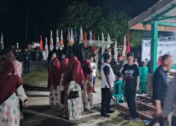 Pukulan Kompang Menggema di Siman Ranai Kota Sambut Kedatangan Paslon WS-RH