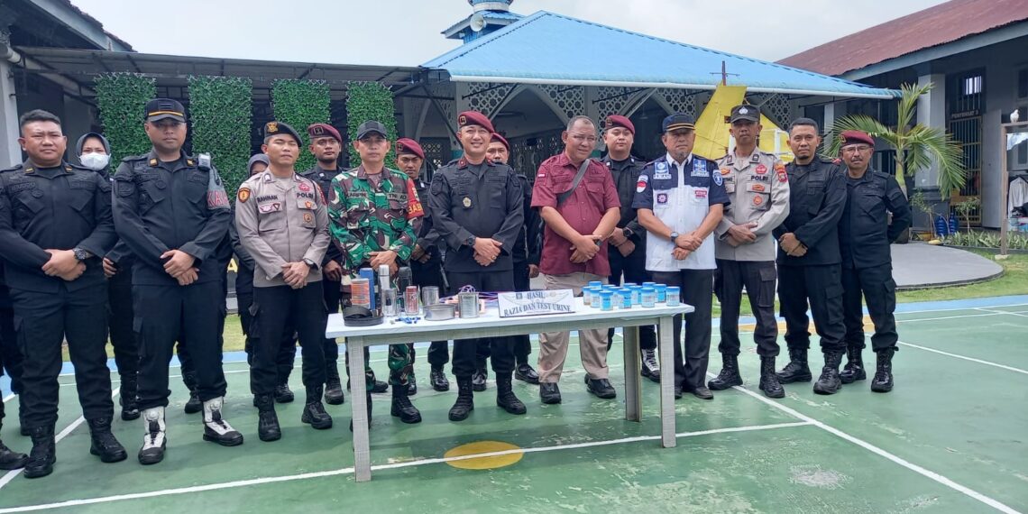 Komitmen Jaga Ketertiban, Rutan Tanjungpinang Gelar Razia dan Tes Urine