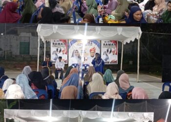 Di Tengah Alunan Sholawat, Rahma-Rizha Ajak Masyarakat Bergandengan Tangan Bangun Tanjungpinang