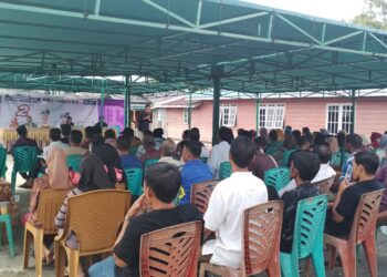 Meledak ! Masyarakat Pian Tengah dan Mekar Jaya Siap Menangkan Pasangan WS-RH pada Pilkada Natuna