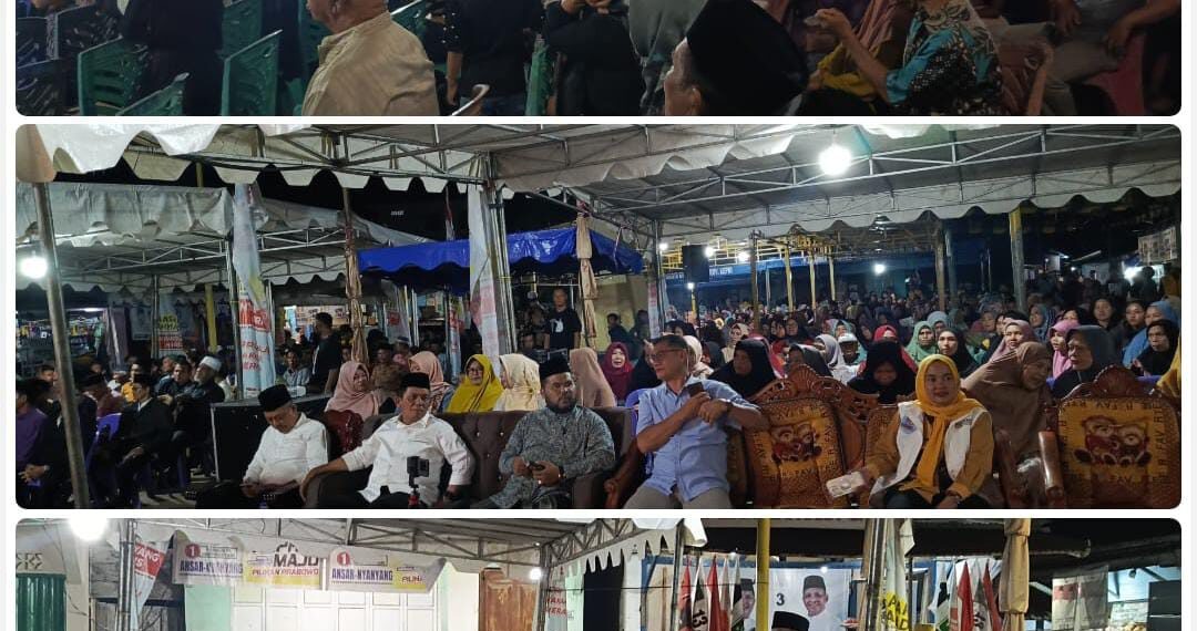 Ribuan Masyarakat Jemaja Penuhi Acara Kampanye Ansar Ahmad dan Nyanyang di Jemaja -Anambas