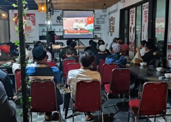 Nobar Debat Terbuka Pilkada Natuna, Warga Ranai: Sangat Puas Dengan Performa Pasangan Urut 02