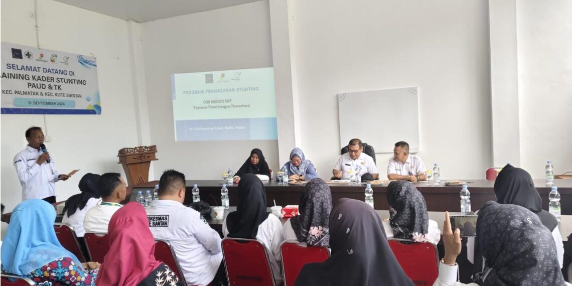 Bersinergi Dukung Pencegahan dan Penurunan Stunting di Kepulauan Anambas, Medco E&P Natuna Ltd. berikan Pelatihan