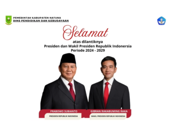 Disdik Natuna Ucapkan Selamat atas Pelantikan Presiden Prabowo Subianto