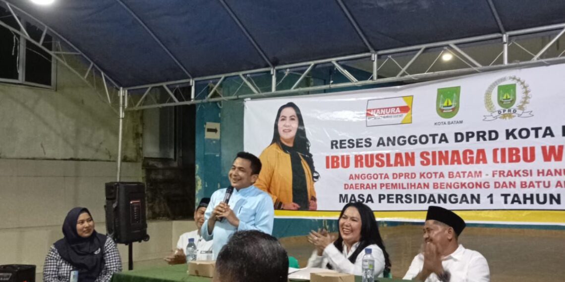 Anggota DPRD Batam Ruslan Sinaga Tampung Aspirasi Warga Bengkong dalam Reses