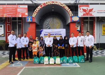 Peduli Kesejahteraan, Rutan Kelas I Tanjungpinang Adakan Bakti Sosial