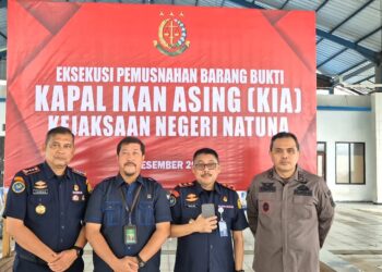 Kejari Natuna Eksekusi Pemusnahan 2 Unit KIA Asal China