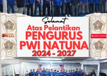 Pengurus PWI Natuna Periode 2024-2027 Resmi Dilantik: Dorong Profesionalisme dan Sinergi